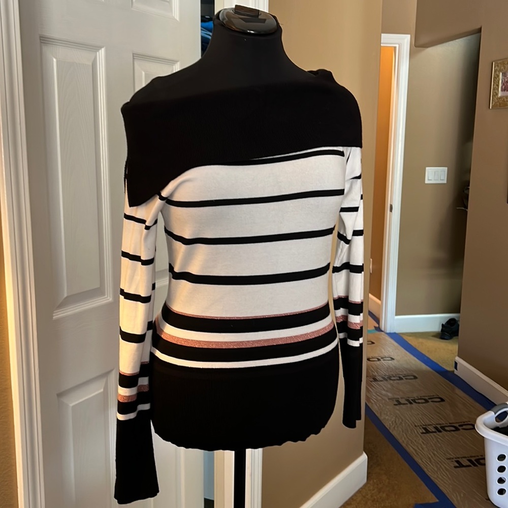 White House Black Market off the shoulder sweater